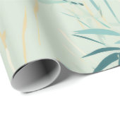 Serene Bamboe Bloesem Aziatisch (9) Cadeaupapier (Rol Hoek)