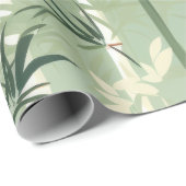 Serene Bamboebloesem Aziatisch (2) Cadeaupapier (Rol Hoek)