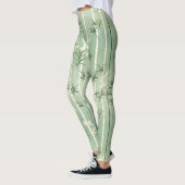Serene Bamboebloesem Aziatisch (2) Leggings (Links)