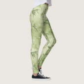 Serene Bamboebloesem Aziatisch (6) Leggings (Rechts)