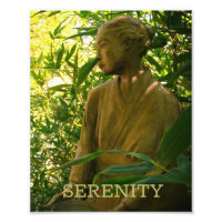 Serene Bamboo Garden Statue