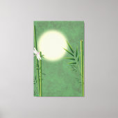 Serene Bamboo Sky Canvas Afdruk (Voorkant)