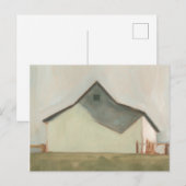 Serene Barn - gebroken wit Briefkaart (Voorkant / Achterkant)