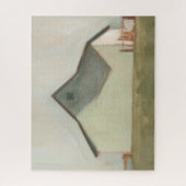 Serene Barn - gebroken wit Legpuzzel (Verticaal)