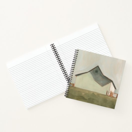 Serene Barn - gebroken wit Notitieboek (Binnen)