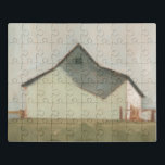 Serene Barn - gebroken wit Puzzel<br><div class="desc">Serene Barn V van Emma Scarvey. Biedt één schuur met zachte kleuren en randen.</div>