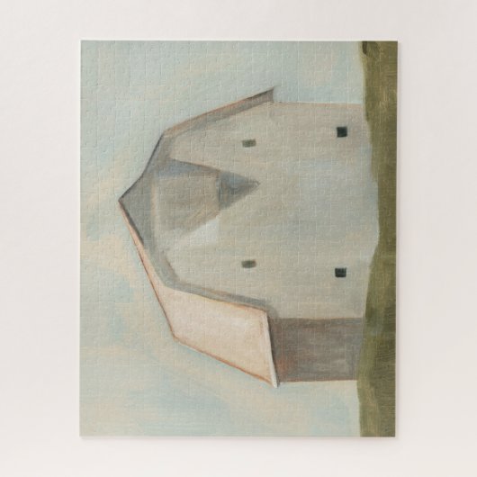 Serene Barn Legpuzzel (Verticaal)