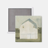 Serene Barn - White Magneet (Voorkant / Achterkant)
