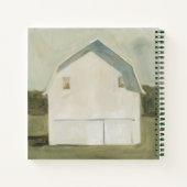 Serene Barn - White Notitieboek (Achterkant)
