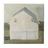 Serene Barn - White Tegeltje (Voorkant)