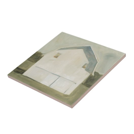 Serene Barn - White Tegeltje (Zijkant)