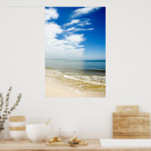 Serene Beach Poster (Keuken)