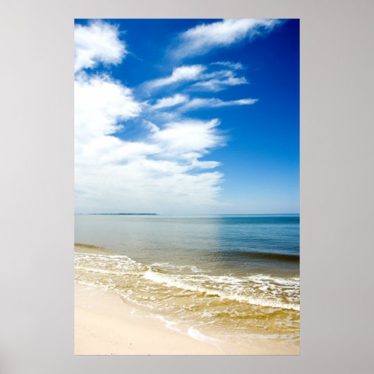 Serene Beach Poster (Voorkant)