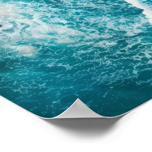 Serene Beach Sunset - Kustlandschap Poster (Hoek)