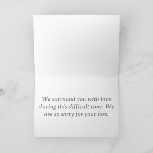 Serene Beach Sunset  sympathikaart Kaart (Binnen)