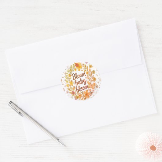 Serene Beauty - Feminine Art Sticker (Envelop)