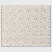Serene Beige Aquarel Botanicals Cadeaupapier (Vlak)