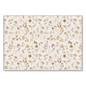 Serene Beige Botanisch Kaart (Achterkant)