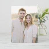 Serene Beige Lifestyle Foto Kaart (Staand voorkant)