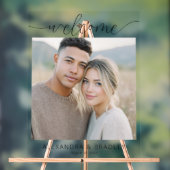 Serene Beige Minimalist Photo Acryl Bord (Neutraal)
