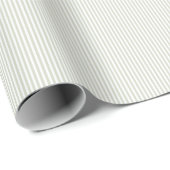Serene Beige Minimalist Stripes Cadeaupapier (Rol Hoek)