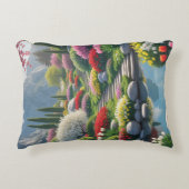 serene bergtuin accent kussen (Voorkant)