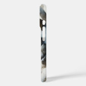 Serene besneeuwde winter rivier landschap schilder Case-Mate iPhone case (Achterkant / Links)