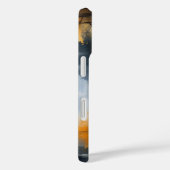 Serene besneeuwde winter rivier landschap schilder Case-Mate iPhone case (Achterkant / Rechts)