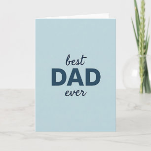 Serene Beste Papa Ooit Kaart