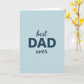 Serene Beste Papa Ooit Kaart (Gele Bloem)