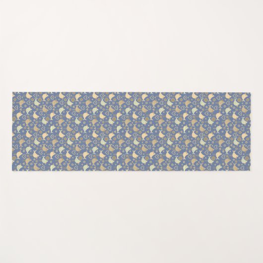 Serene Birds eenzijdig Yogamat (Voorkant (horizontaal))