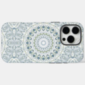 Serene blauwe en groene mandala patroon ontwerp Case-Mate iPhone case (Achterkant (horizontaal))