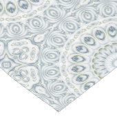 Serene blauwe en groene mandala patroon ontwerp medium tafelloper (Hoek)