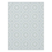 Serene blauwe en groene mandala patroon ontwerp tafelkleed (Voorkant)