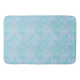 Serene Blauwe Tie-Dye Badmat