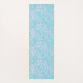 Serene Blauwe Tie-Dye Yogamat (Achterkant)
