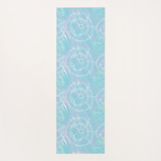 Serene Blauwe Tie-Dye Yogamat (Achterkant)