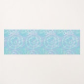 Serene Blauwe Tie-Dye Yogamat (Voorkant (horizontaal))