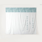 Serene Blauwgroene Golf Wandkleed (Voorkant (horizontaal))