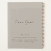 Serene Bloem Planner (Achterkant)