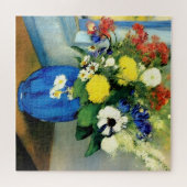 Serene Bloem Vaas Kunstwerk Legpuzzel (Horizontaal)