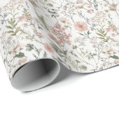 Serene Bloemblaadjes Cadeaupapier (Rol Hoek)