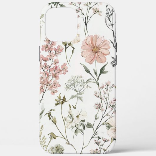 Serene Bloemblaadjes Case-Mate iPhone Case (Achterkant)