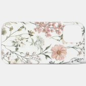 Serene Bloemblaadjes Case-Mate iPhone Case (Achterkant (horizontaal))