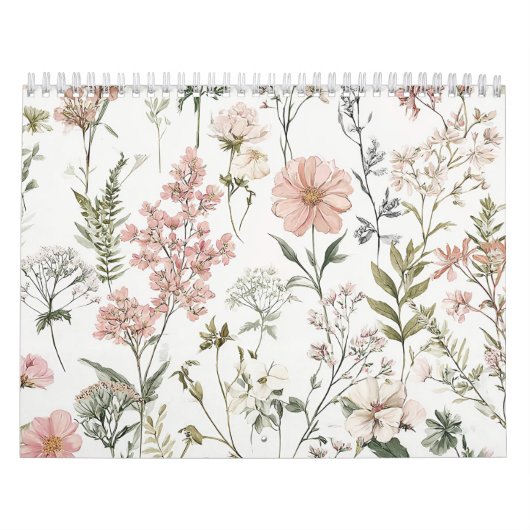 Serene Bloemblaadjes Kalender (Hoes)