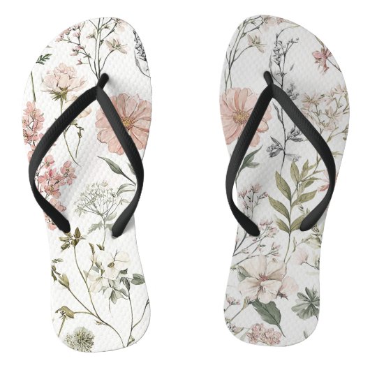 Serene Bloemblaadjes Teenslippers (Voetbed)