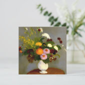 Serene Bloemen Stilleven Print Kaart (Staand voorkant)