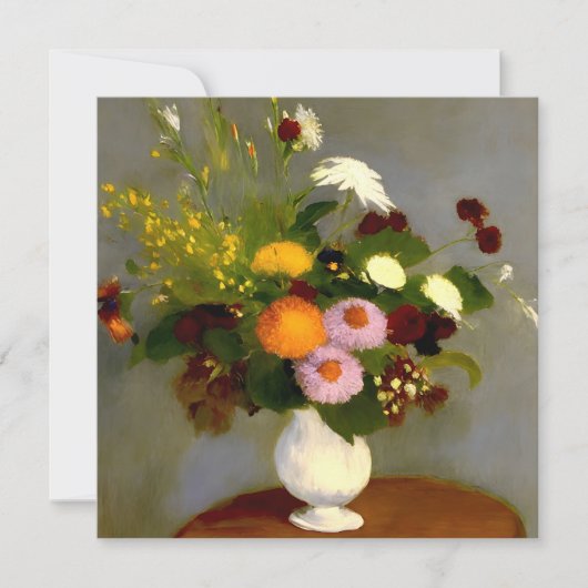 Serene Bloemen Stilleven Print Kaart (Voorkant)