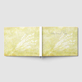 Serene Bloemen Verlies van Moeder Gepersonaliseerd Gastenboek