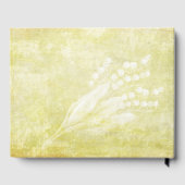 Serene Bloemen Verlies van Moeder Gepersonaliseerd Gastenboek (Achterkant)